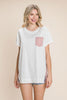 Cotton Bleu by Nu Label Contrast Striped Short Sleeve T-Shirt