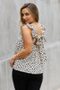 Be Stage Full Size Woven Top in Cream - BELLATRENDZ