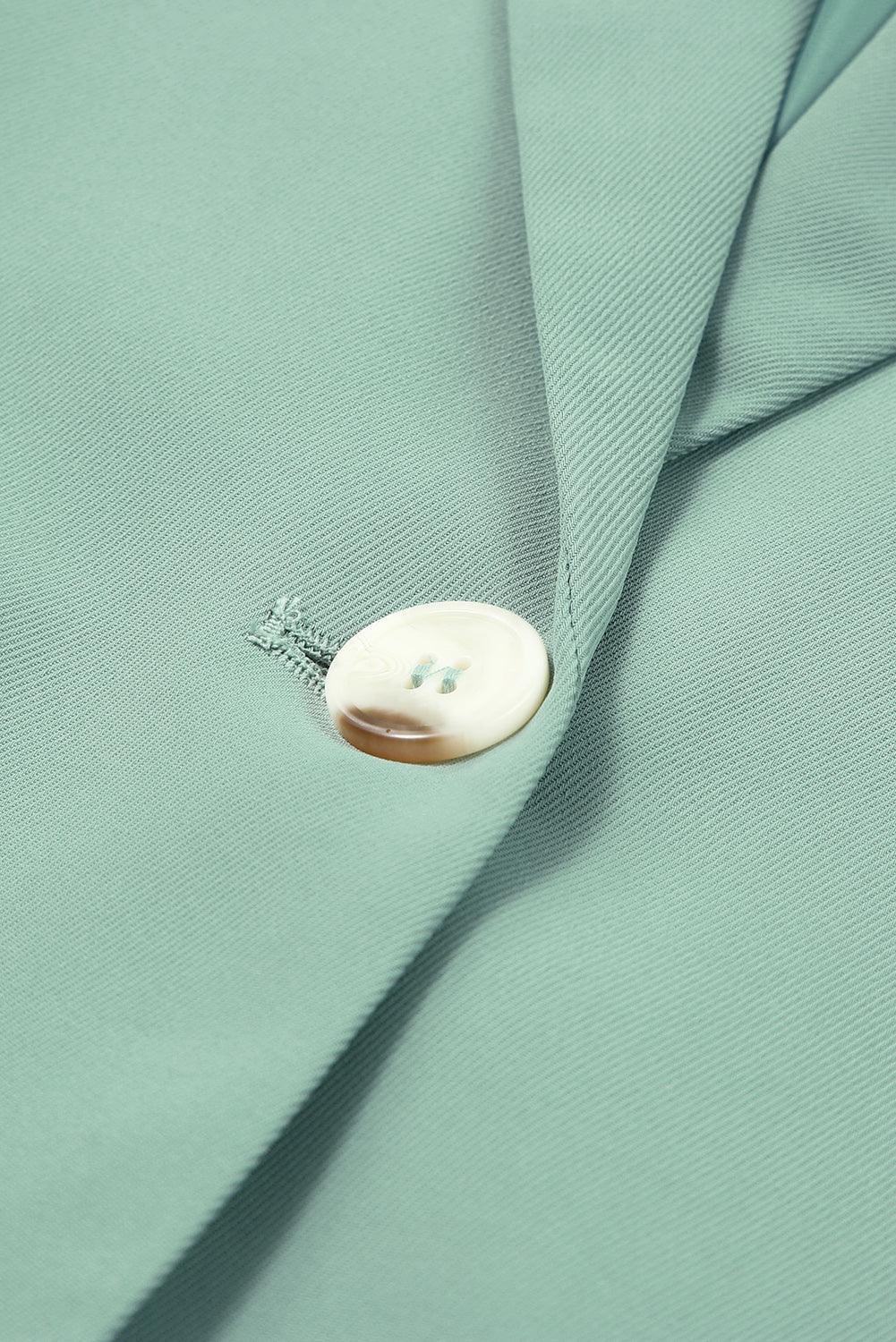 One-Button Flap Pocket Blazer - BELLATRENDZ