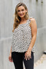 Be Stage Full Size Woven Top in Cream - BELLATRENDZ