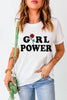 GIRL POWER Rose Graphic Tee Shirt - BELLATRENDZ