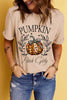 Pumpkin Graphic Round Neck Short Sleeve T-Shirt