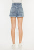 Kancan Ultra High Rise Paperbag Denim Shorts