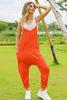 Double Take Full Size Sleeveless V-Neck Pocketed Jumpsuit