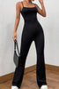 Square Neck Spaghetti Strap Jumpsuit