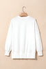 Bow Round Neck Long Sleeve Sweatshirt