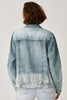 RISEN Button Up Ombre Washed Jacket
