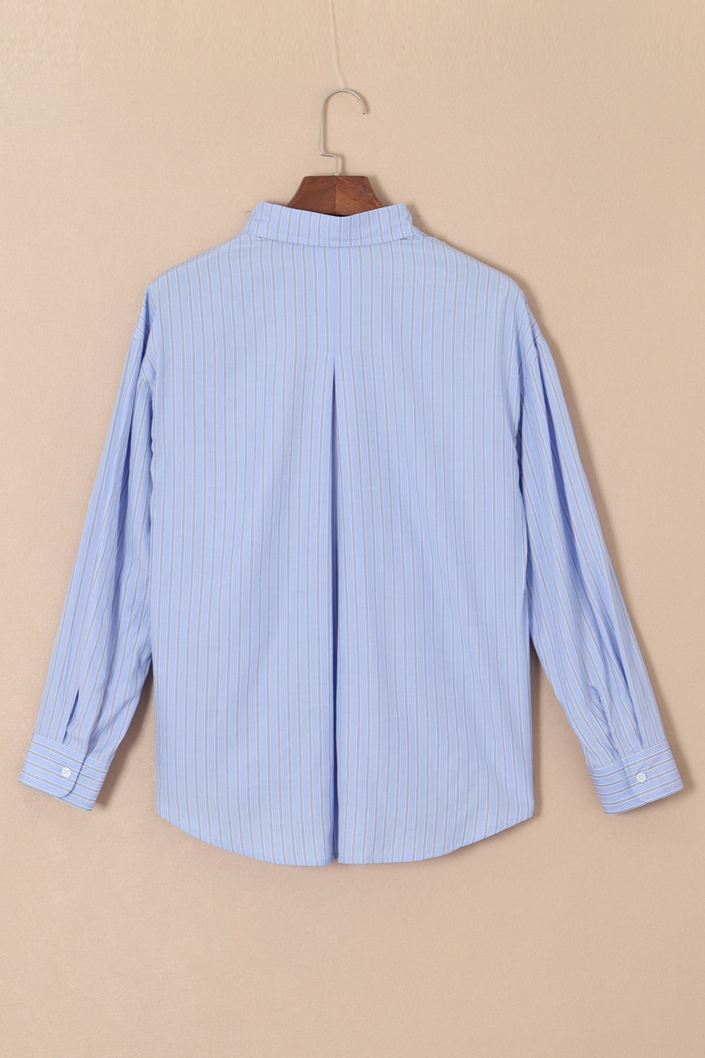 Striped Button Up Long Sleeve Shirt