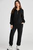 Half Zip Long Sleeve Top and Joggers Active Set