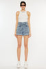 Kancan Ultra High Rise Paperbag Denim Shorts