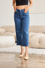 RFM Full Size Tummy Control High Waist Raw Hem Jeans