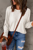 Seam Detail Round Neck Long Sleeve Top - BELLATRENDZ