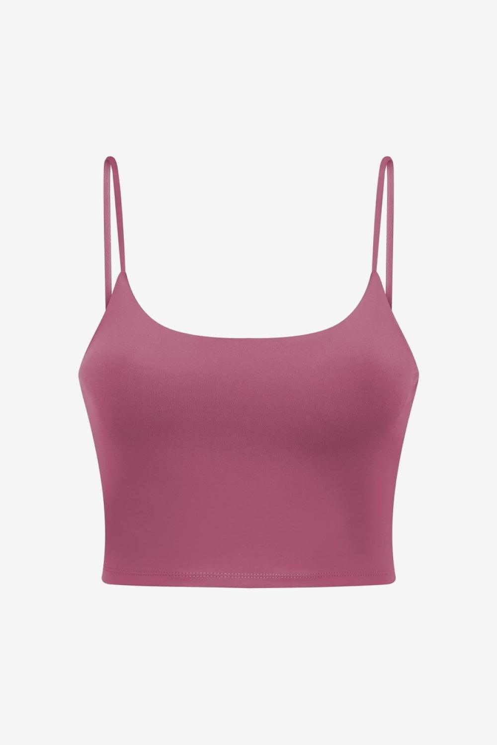 Feel Like Skin Scoop Neck Sports Cami - BELLATRENDZ