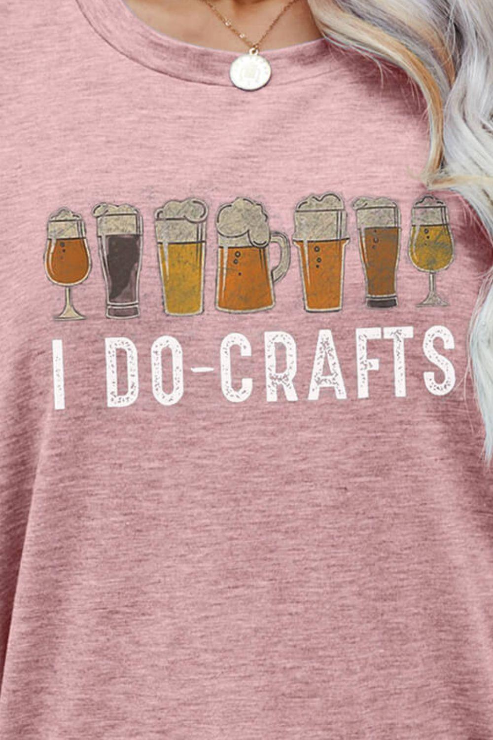 I DO CRAFTS Round Neck T-Shirt - BELLATRENDZ