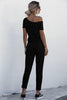 Asymmetrical Neck Tied Jumpsuit with Pockets - BELLATRENDZ