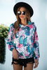 Printed Dropped Shoulder Hoodie - BELLATRENDZ