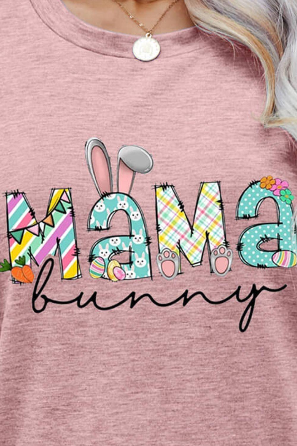 MAMA BUNNY Easter Graphic Tee - BELLATRENDZ