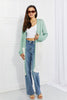 Culture Code Until You Came Color Block Duster Cardigan - BELLATRENDZ