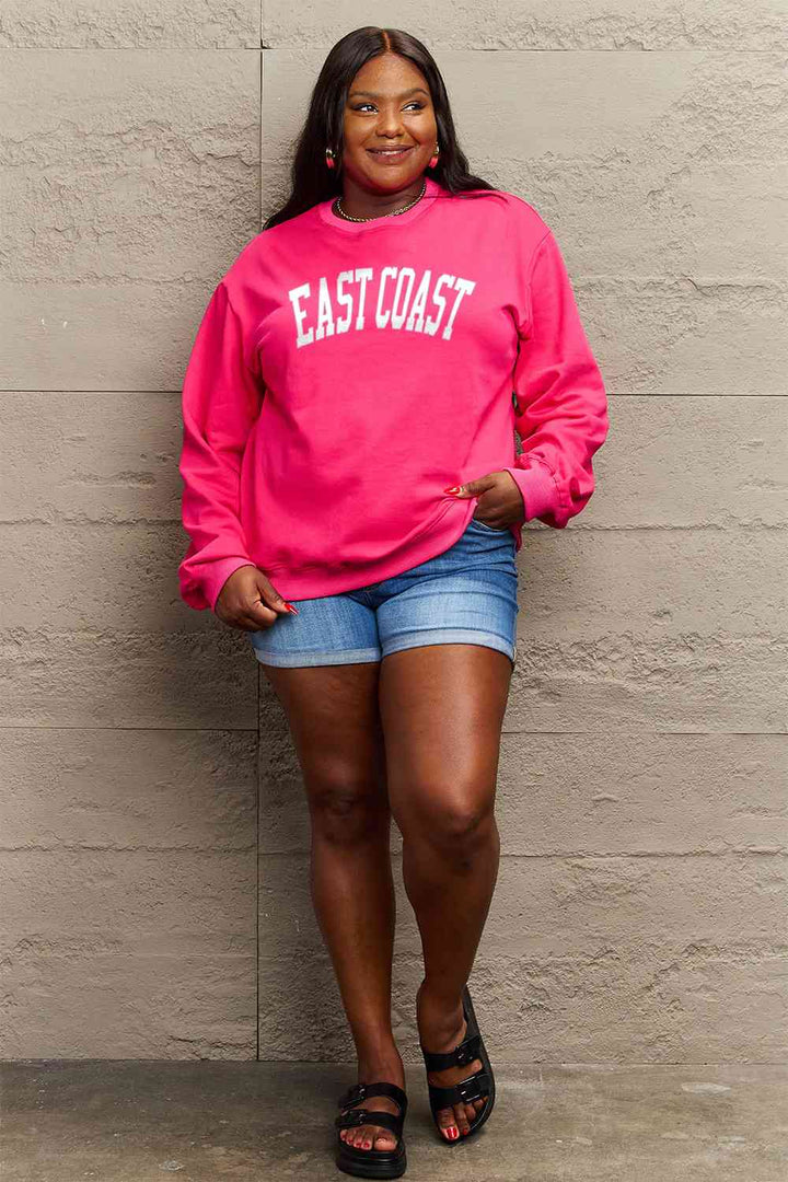 Simply Love Full Size EAST COAST Graphic Sweatshirt