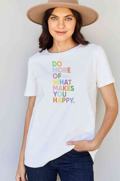Simply Love Full Size Slogan Graphic T-Shirt