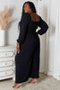 Double Take Square Neck Jumpsuit with Pockets