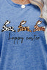HOPPY EASTER Bunny Graphic Tee Shirt