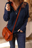 Quarter-Zip Quilted Sweatshirt with Kangaroo Pocket - BELLATRENDZ