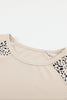 Leopard Raglan Sleeve Top - BELLATRENDZ