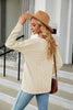 Decorative Button V-Neck Long Sleeve T-Shirt