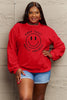 Simply Love Full Size Smiling Face Graphic Sweatshirt