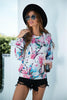 Printed Dropped Shoulder Hoodie - BELLATRENDZ