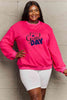 Simply Love Full Size Drop Shoulder Graphic Sweatshirt