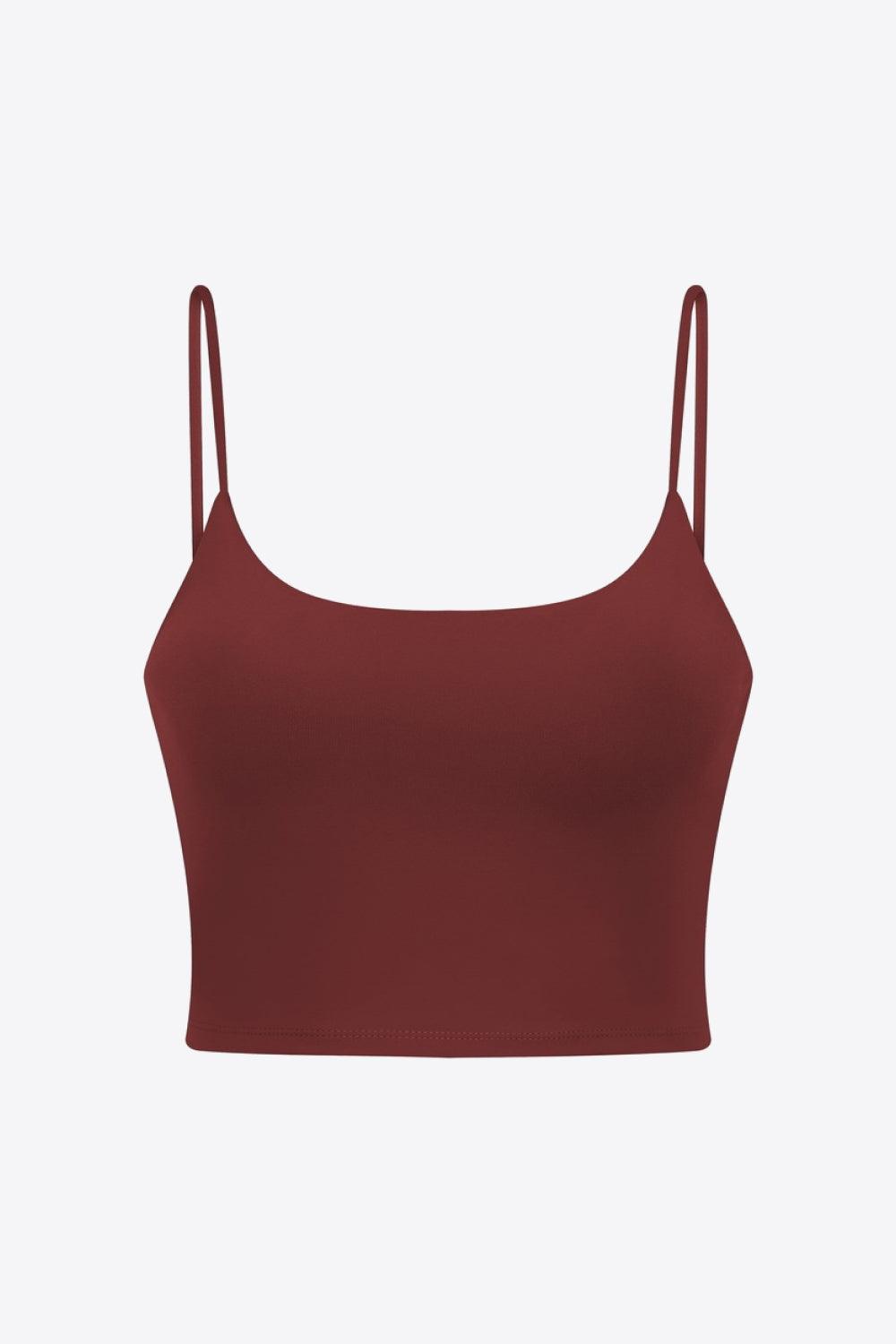 Feel Like Skin Scoop Neck Sports Cami - BELLATRENDZ