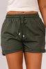 Drawstring Waist Cuffed Shorts - BELLATRENDZ