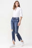 Lovervet Jackie Full Size High Rise Crop Straight Leg Jeans - BELLATRENDZ