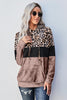 Leopard Color Block Hoodie - BELLATRENDZ