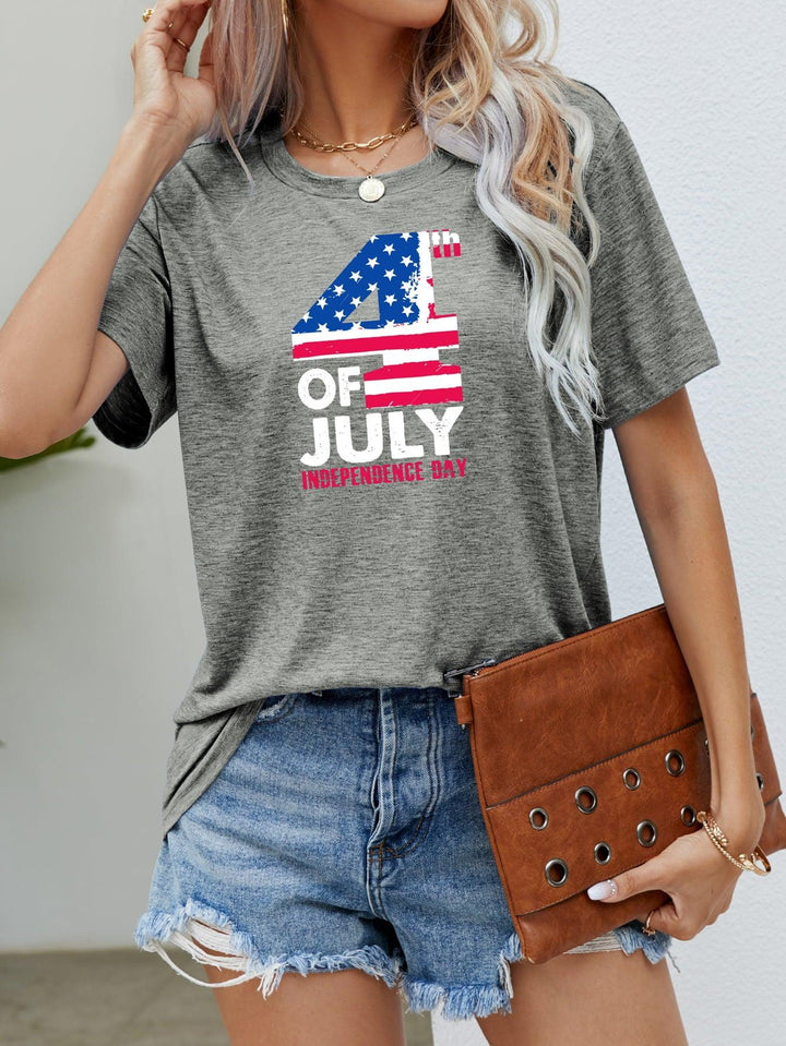 4th OF JULY INDEPENDENCE DAY Graphic Tee - BELLATRENDZ