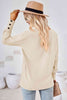 V-Neck Long Sleeve Blouse