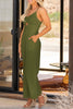 Smocked Spaghetti Strap Wide Leg Jumpsuit - BELLATRENDZ