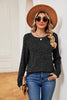 Heathered Round Neck Top