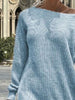 One Shoulder Lantern Sleeve Sweater Dress