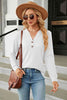 V-Neck Long Sleeve Blouse