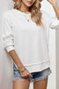 Side Slit Drop Shoulder Sweatshirt - BELLATRENDZ