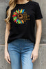 Simply Love Full Size Flower Slogan Graphic Cotton Tee