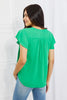 Sew In Love Just For You Full Size Short Ruffled sleeve length Top in Green - BELLATRENDZ