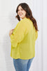 Melody Just Breathe Full Size Chiffon Kimono in Yellow - BELLATRENDZ