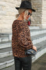 Leopard Lantern Sleeve Blouse - BELLATRENDZ