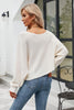 Boat Neck Horizontal Ribbing Dolman Sleeve Sweater - BELLATRENDZ