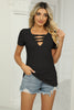 Twisted V-Neck T-Shirt