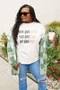 Simply Love Full Size Letter Graphic Round Neck T-Shirt
